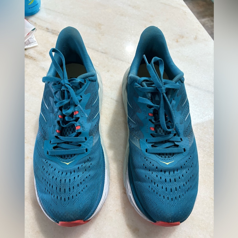 Hoka Blue/teal Arahi 5 Running Shoes